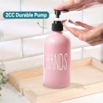 COHOSEGE Pink Glass Soap Dispenser Set 2-Pack