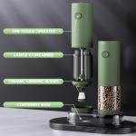 Electric Salt and Pepper Grinder Set for Home