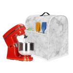 Stand Mixer Cover for KitchenAid, White Marble
