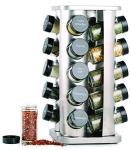 Orii 20 Jar Revolving Spice Rack Organizer