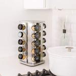 Orii 20 Jar Revolving Spice Rack Organizer