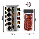 Orii 20 Jar Revolving Spice Rack Organizer
