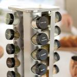 Orii 20 Jar Revolving Spice Rack Organizer