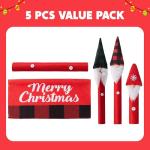 JOYIN Christmas Refrigerator Handle Covers Set of 5