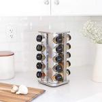 Orii 20 Jar Revolving Spice Rack Organizer