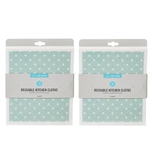 Martha Stewart 8-Pack Polka Dot Dish Cloths
