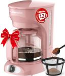 MUELLER HOME 12-Cup Pink Coffee Maker with Carafe