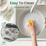 19-Piece Nonstick Pots and Pans Set with Detachable Handles