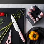 14-Piece Kitchen Knife Block Set with Sharpener