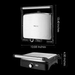 OSTBA Indoor Panini Press Grill with Temperature Control