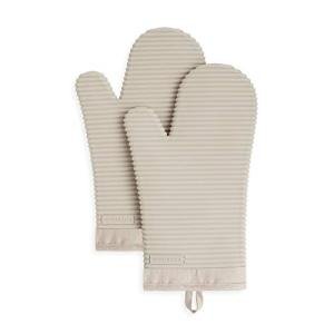 KitchenAid Soft Silicone Oven Mitts, Milkshake 2-Pack