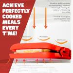 Quick Toastie Maker and Sandwich Toaster in Red