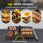 Aigostar 1200W Panini Press and Indoor Grill