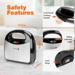 Aigostar 3-in-1 Sandwich Maker and Waffle Press