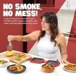 Quick Toastie Maker and Sandwich Toaster in Red