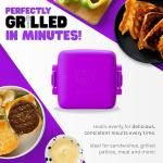 Quick Grilled Cheese Toastie Maker - Purple