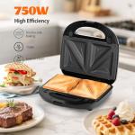 Aigostar 3-in-1 Sandwich Maker and Waffle Press