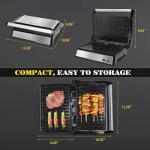 Aigostar 1200W Panini Press and Indoor Grill