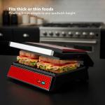 OVENTE Indoor Panini Press and Sandwich Maker