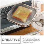 PACKOVE Stainless Steel Sandwich Toaster Clip Press