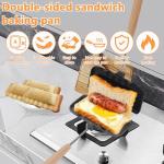 Double-Sided Non-Stick Sandwich Press Grill