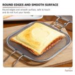 PACKOVE Stainless Steel Sandwich Toaster Clip Press