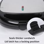 2-in-1 Electric Sandwich Maker and Panini Press