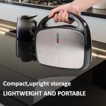 2-in-1 Electric Sandwich Maker and Panini Press