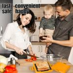 Orange Microwave Toaster and Sandwich Maker