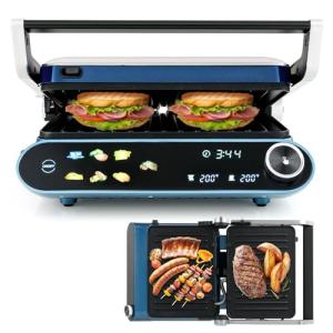 COSTWAY 1200W Panini Press with Touch Controls