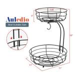 2-Tier Countertop Fruit and Vegetable Basket with Hanger