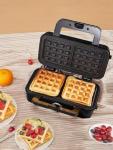 3-in-1 Sandwich and Waffle Maker with Removable Plates