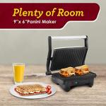 2-in-1 Nonstick Panini Press and Indoor Grill