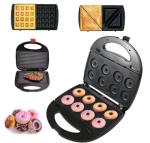 4-in-1 Electric Donut and Waffle Maker