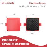 Microwave Toaster & Sandwich Maker - Fast Cooking