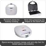 IMUSA Nonstick Electric Sandwich Maker for Quick Snacks