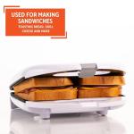 IMUSA Nonstick Electric Sandwich Maker for Quick Snacks