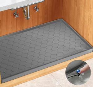 Winisok Waterproof Silicone Under Sink Mat 34"x22