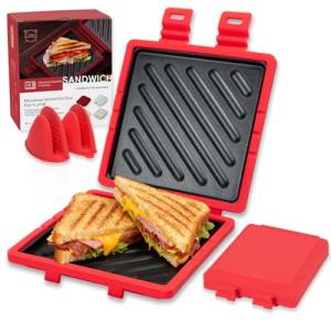 Microwave Sandwich Maker with Adjustable Silicone Strap