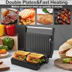 Mini Panini Press for Perfect Sandwiches and More