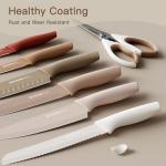 Astercook 13-Piece Stainless Steel Knife Set
