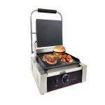 Electric Panini Press with Grooved Grill