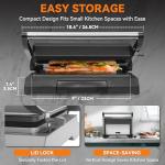 Mini Panini Press Electric Grill for Sandwiches