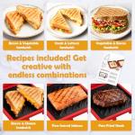 Microwave Sandwich Maker with Adjustable Silicone Strap