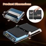 Giantex Electric Panini Press with Removable Plates