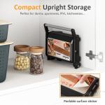 Sunvivi Electric Panini Press Grill with Locking Lid