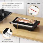 Sunvivi Electric Panini Press Grill with Locking Lid