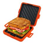 Red Microwave Sandwich Maker and Toast Panini Press