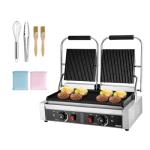 VEVOR 3600W Stainless Steel Panini Grill Maker