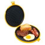 SIRUOO 5-in-1 Microwave Grill and Toast Maker